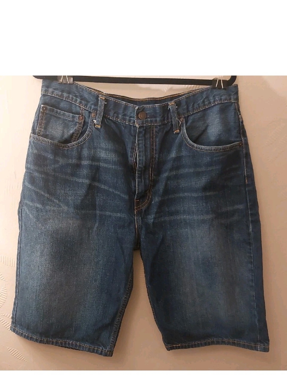 Levi's Men’s Dark Blue Denim Jean Shorts